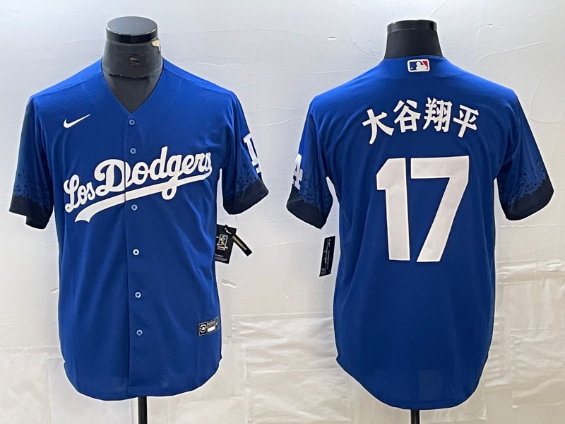 Men's Los Angeles Dodgers Shohei Ohtani #17 Royal Jersey